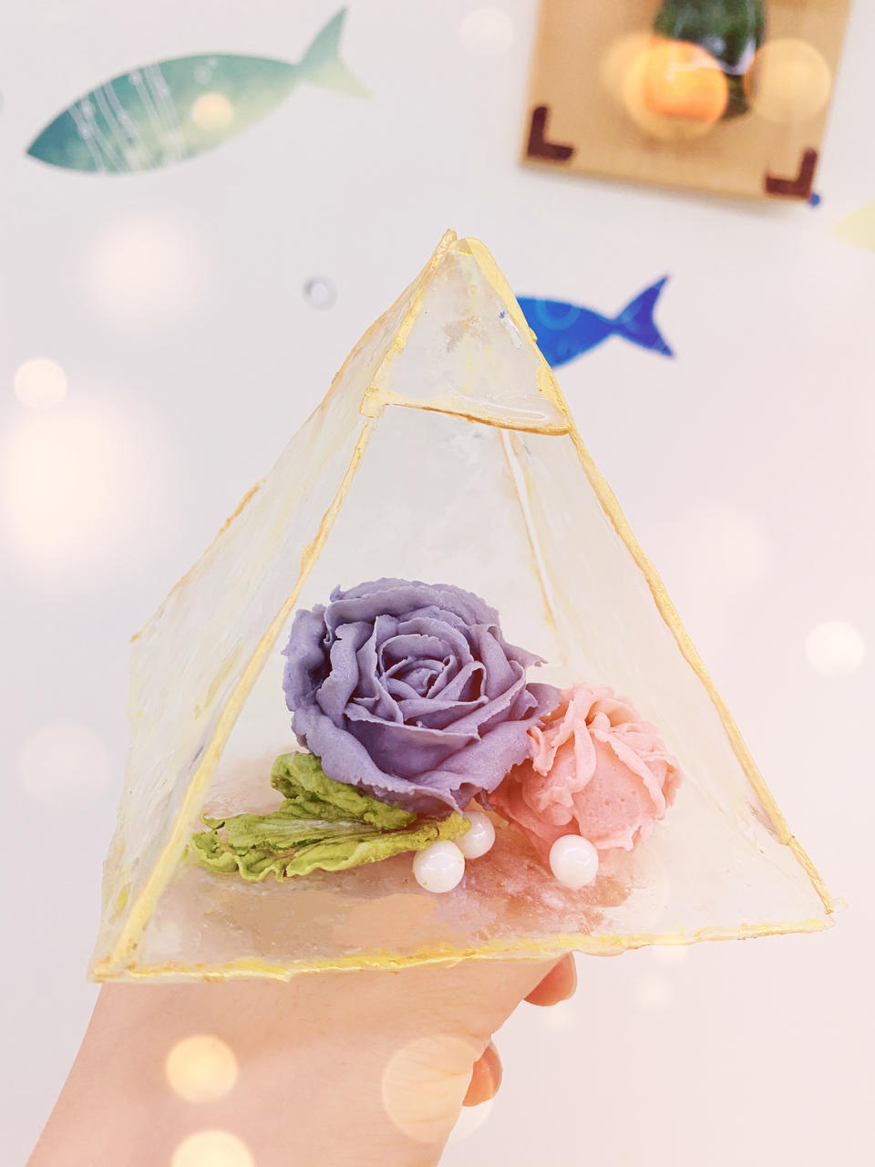 艾素糖装饰—小花盒的制作
