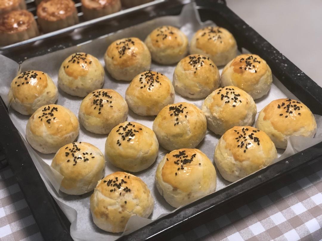 不用揉出膜、不用醒面就能酥掉渣的中式酥皮点心