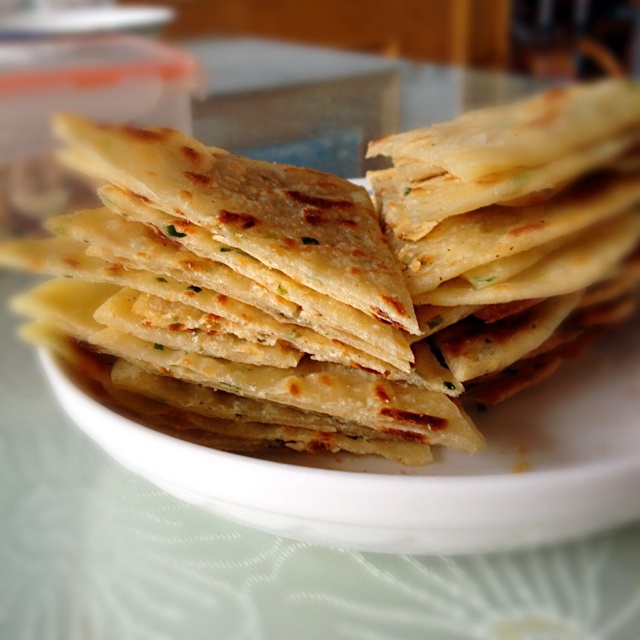自制葱油饼