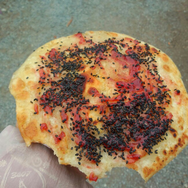 清音679548做的黑芝麻煎饼