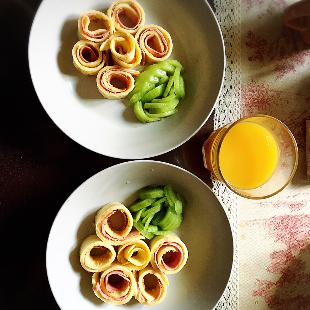 快手鸡蛋饼～～十分钟早餐！