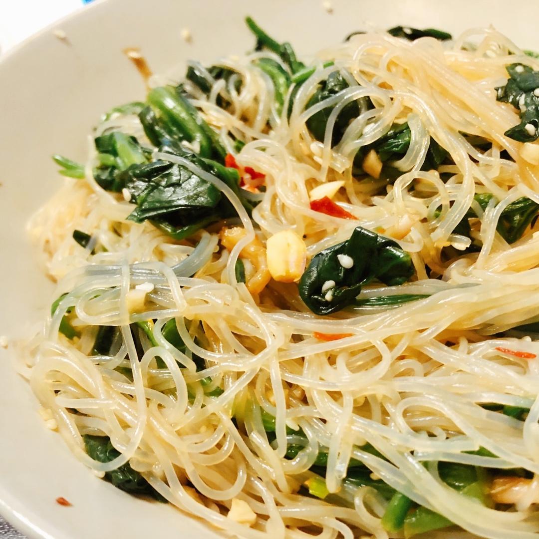 ‼️万能凉拌酱汁‼️菠菜这样做，好吃到哭