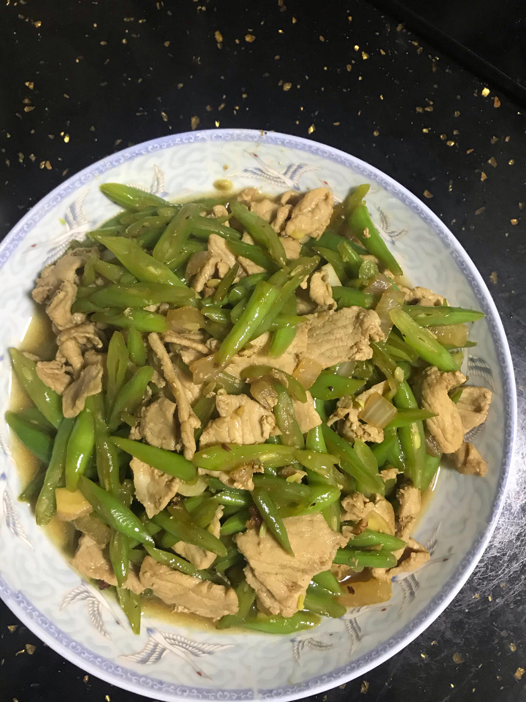 家常四季豆炒肉