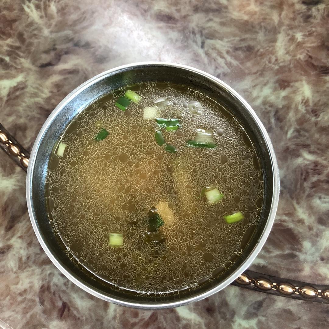 淡菜咸菜豆腐汤