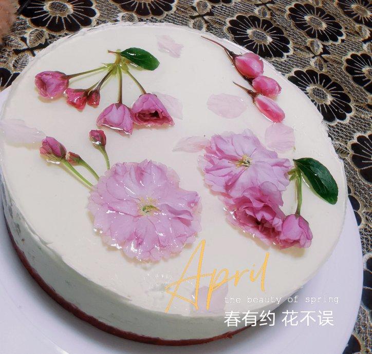 镜面樱花慕斯🌸不需要烤箱就能做出超美的甜品