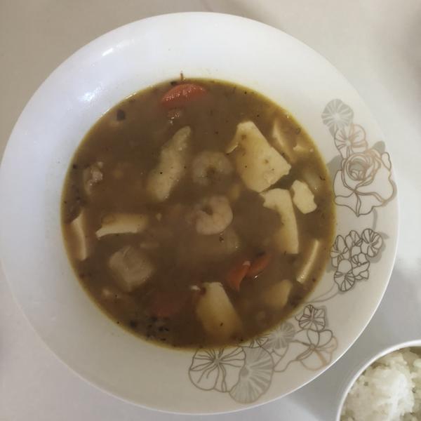 韩式海鲜豆腐汤