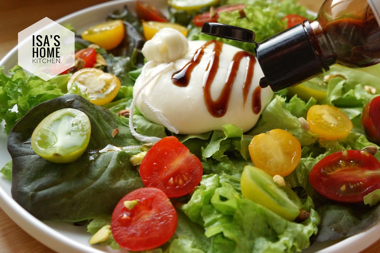 番茄布拉塔沙拉Tomato Burrata Salad的做法
