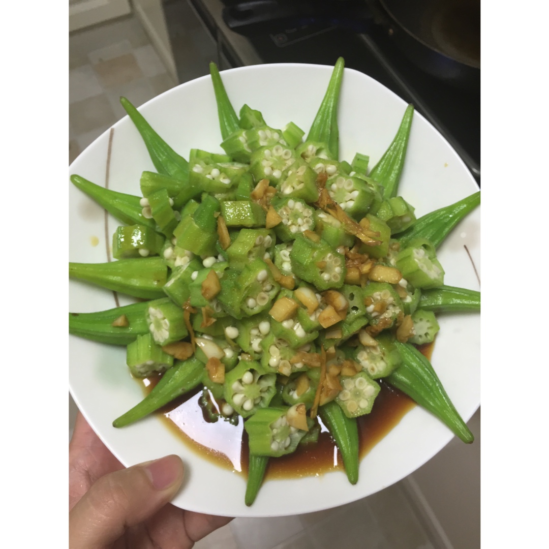 【白灼秋葵】清爽简单