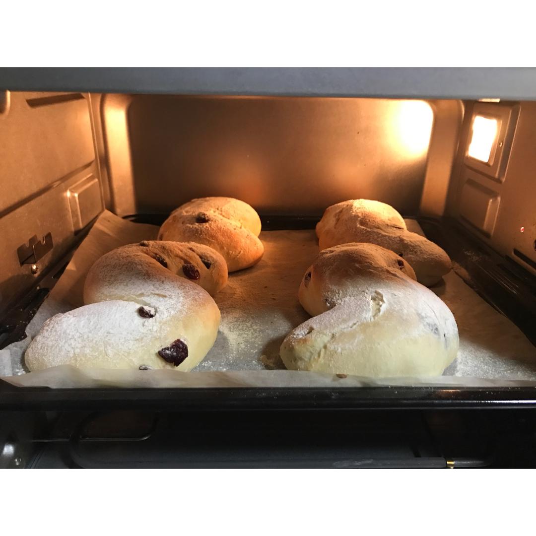 面包店里的常客——蔓越莓奶酪软欧