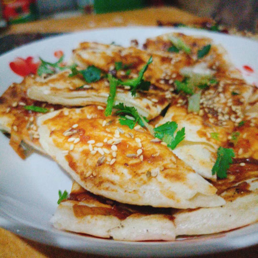 酥的掉渣的酱香饼，老公说都可以开店啦