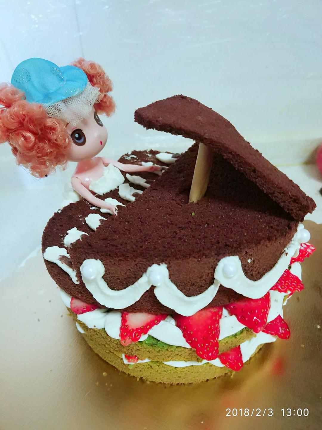 钢琴蛋糕 异形蛋糕