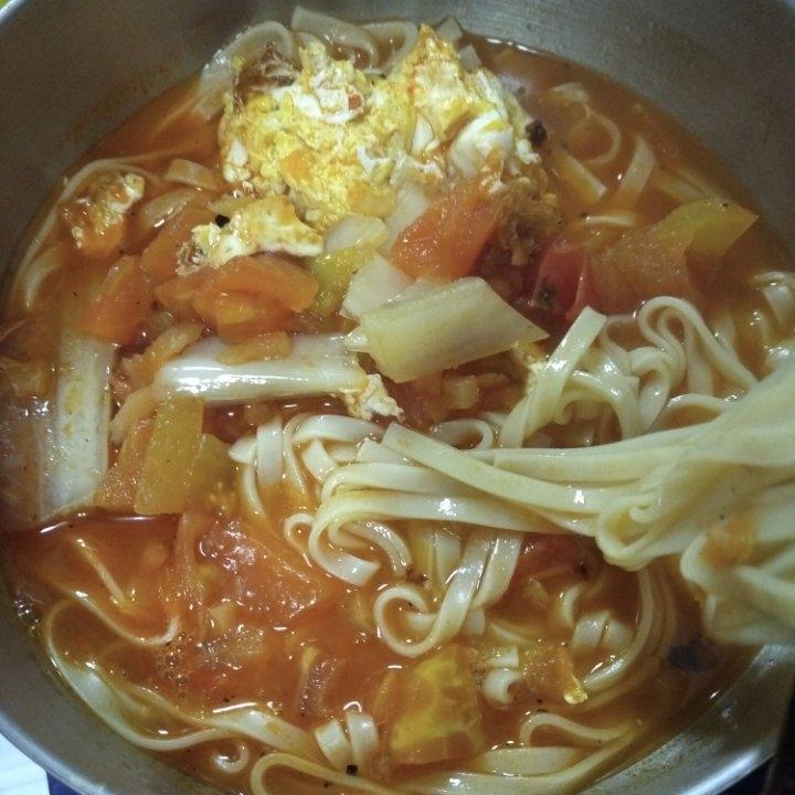 西红柿炝锅面