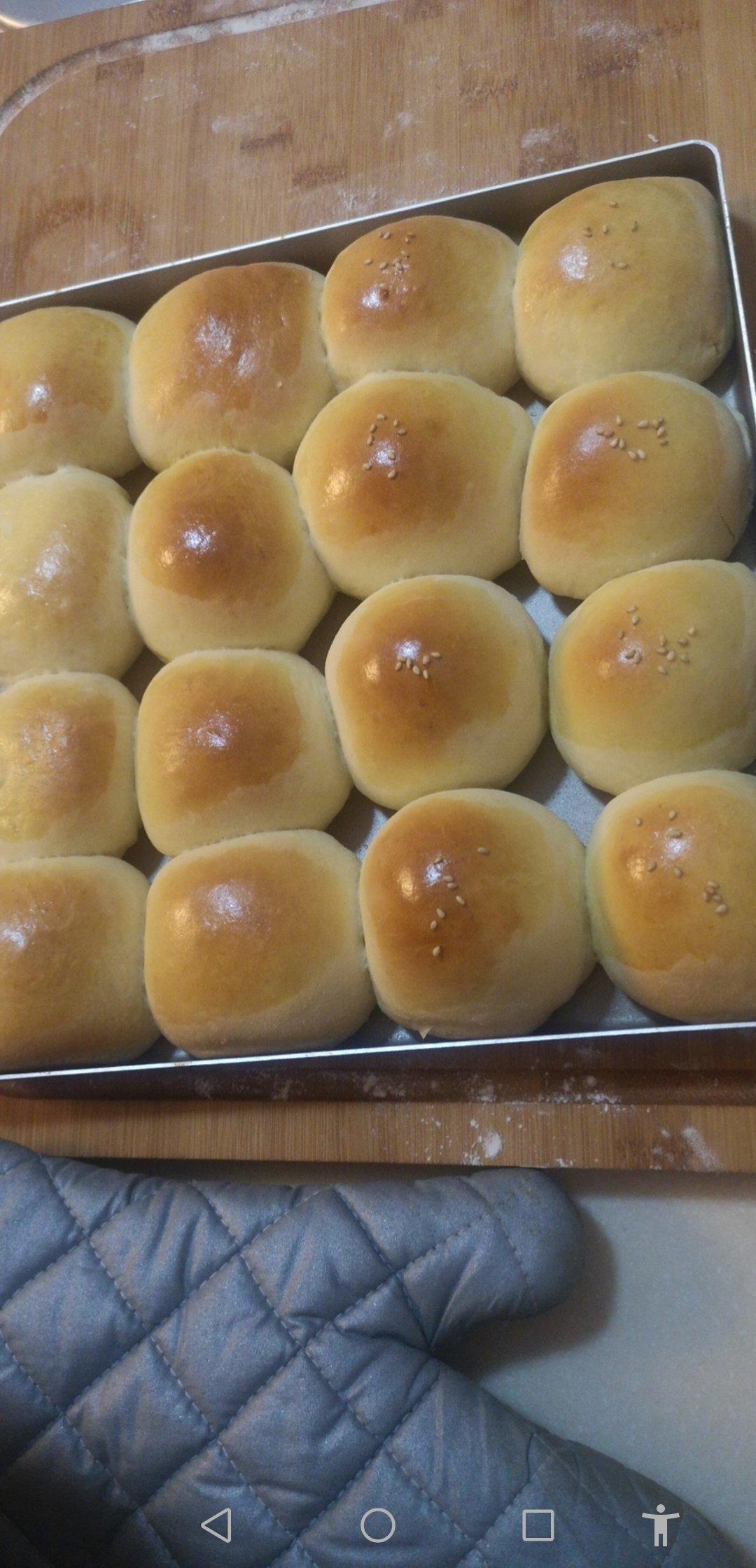 奶黄小餐包-一次发酵超好吃（附快手奶黄馅制作方法）