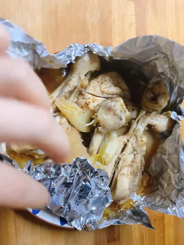 高压锅盐焗鸡腿