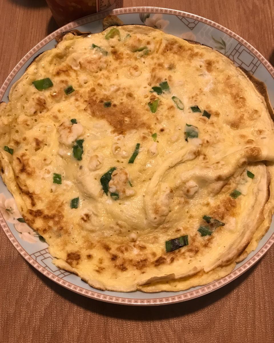 葱花鸡蛋饼