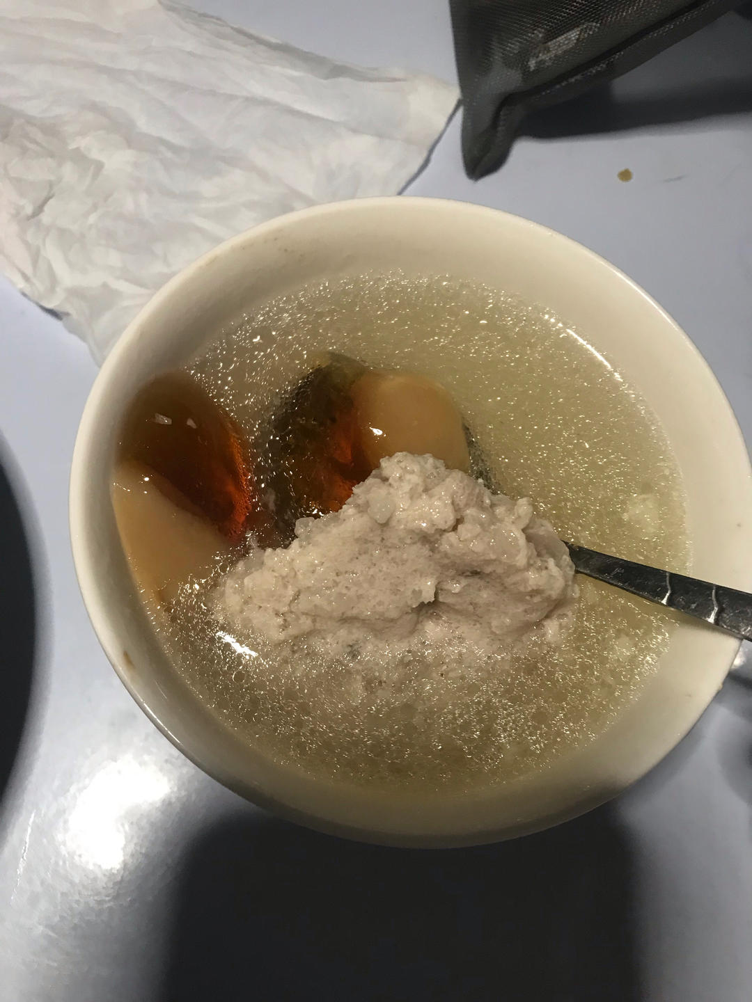 皮蛋肉饼汤（简易版瓦罐汤）