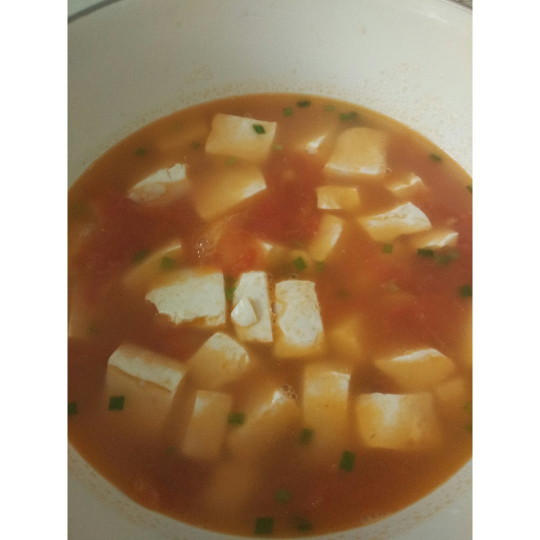 番茄豆腐