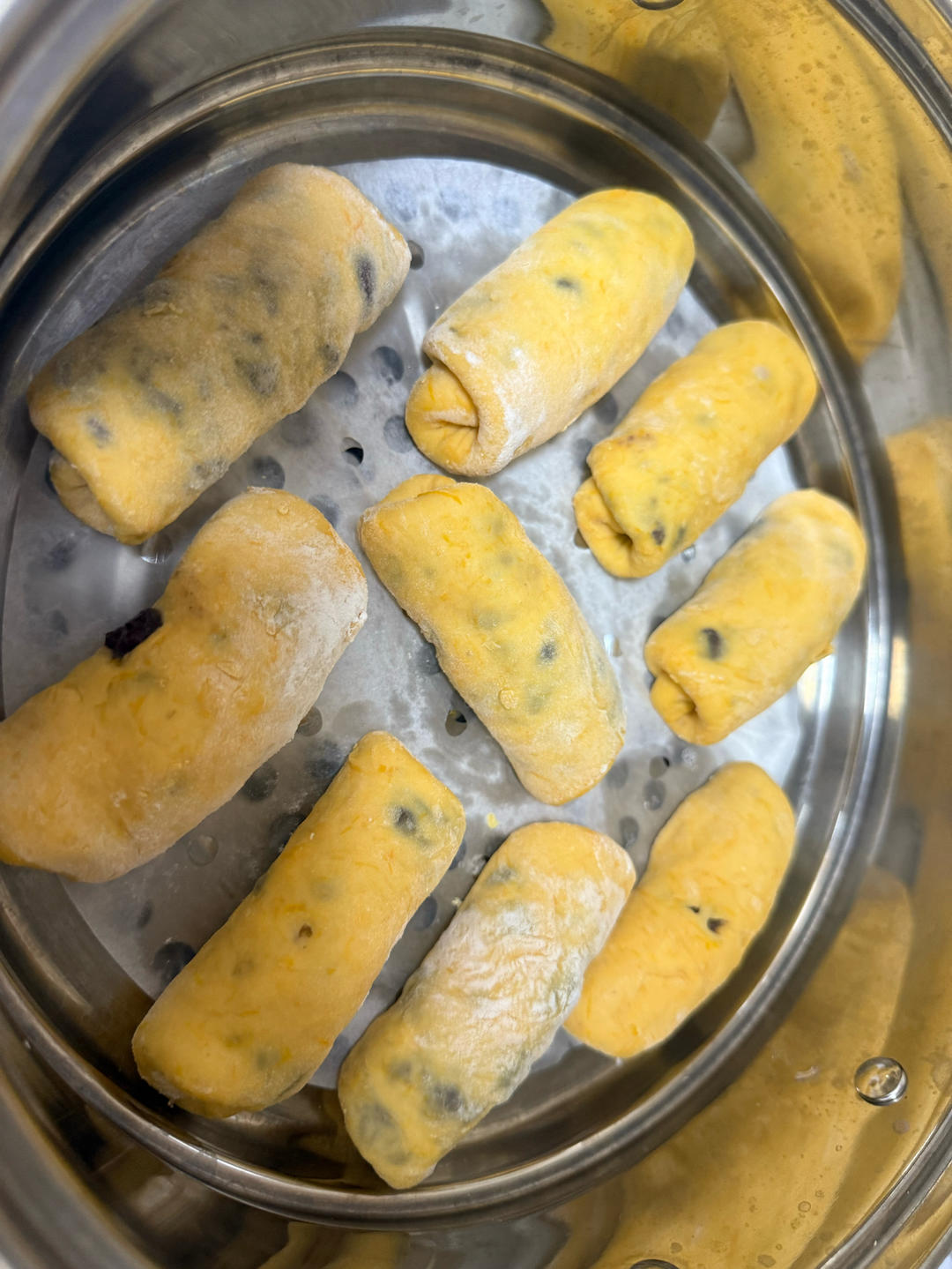 美味南瓜红豆卷，好看又好吃