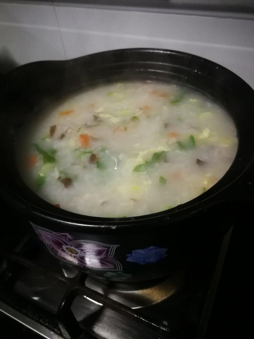 香菇青菜粥（砂锅粥）