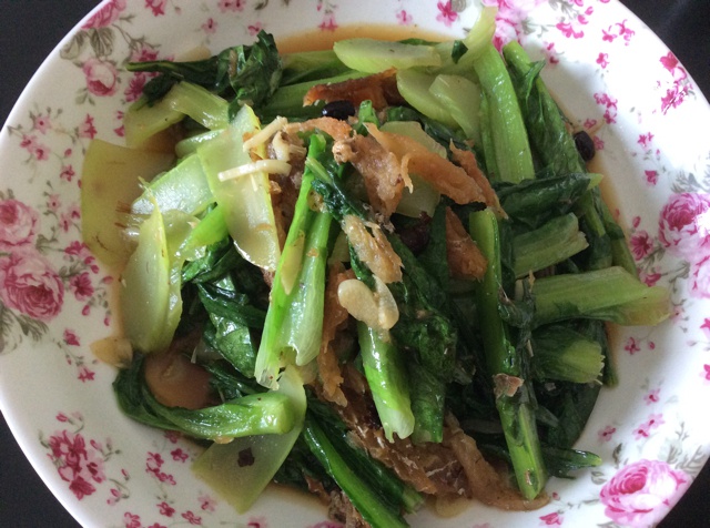 豆豉鲮鱼油麦菜