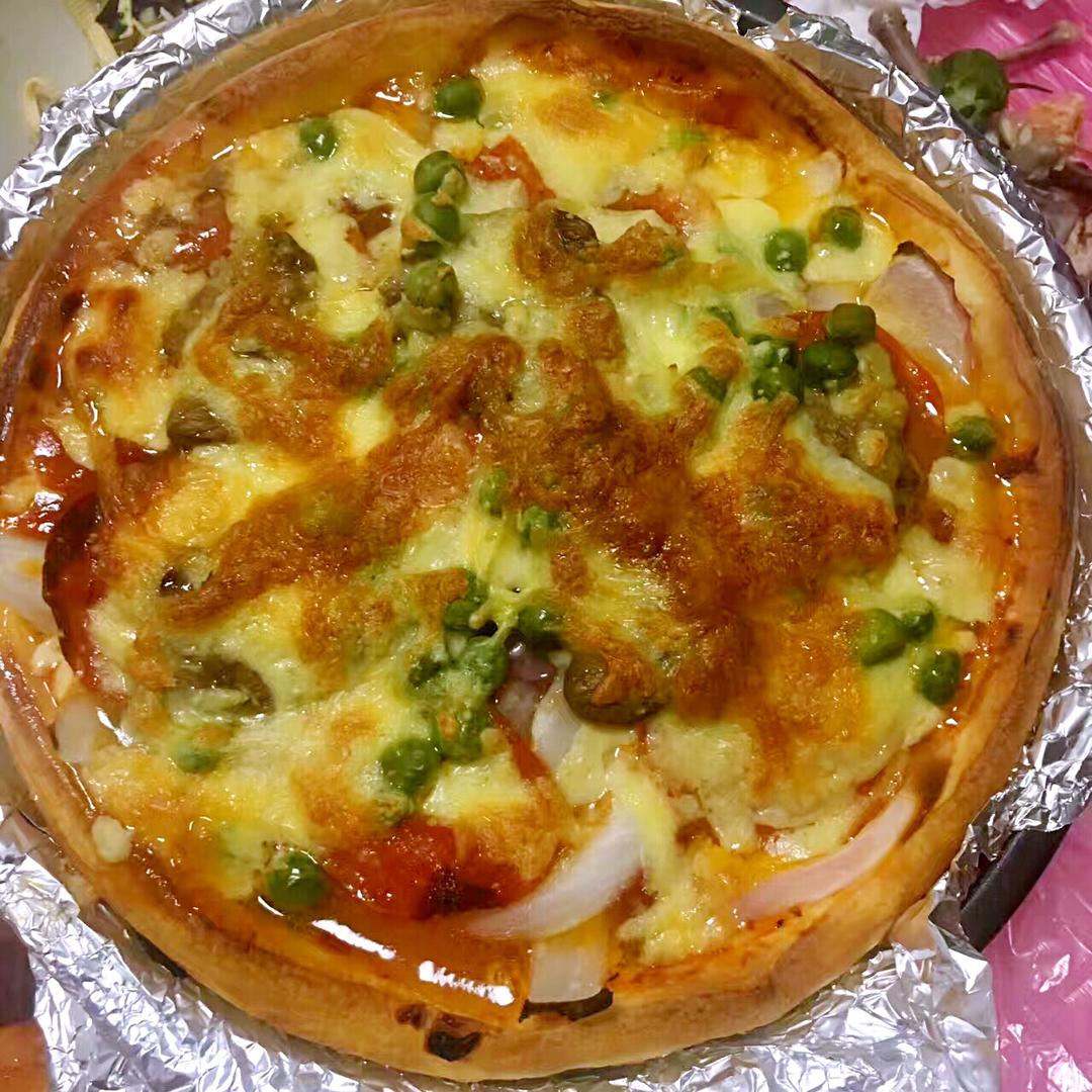 清爽不腻的夏威夷风光披萨