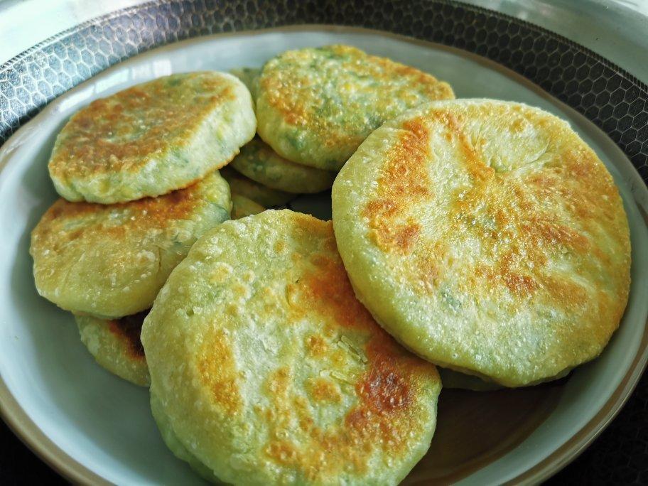 皮薄如纸的韭菜馅饼|免揉面法
