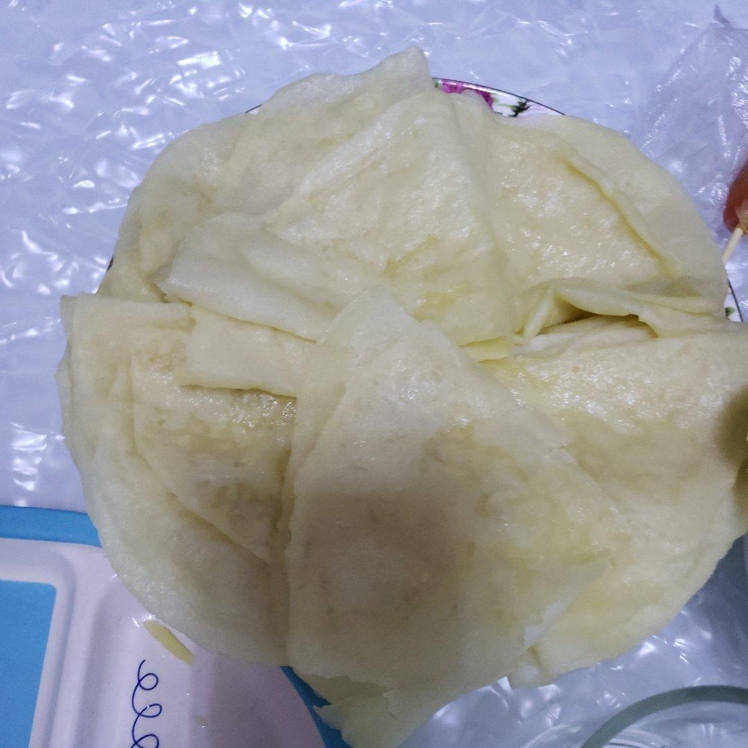 春饼   轻松一次做出十几张的春饼皮