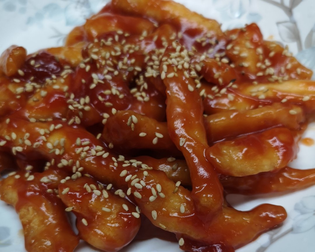 糖醋里脊（鸡肉） 不油炸