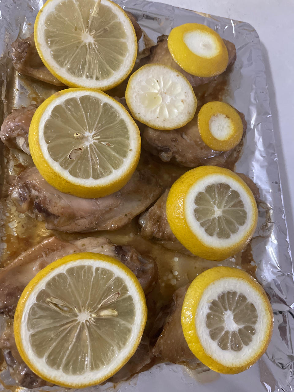 酸酸甜甜清香不腻，蜂蜜柠檬烤鸡翅