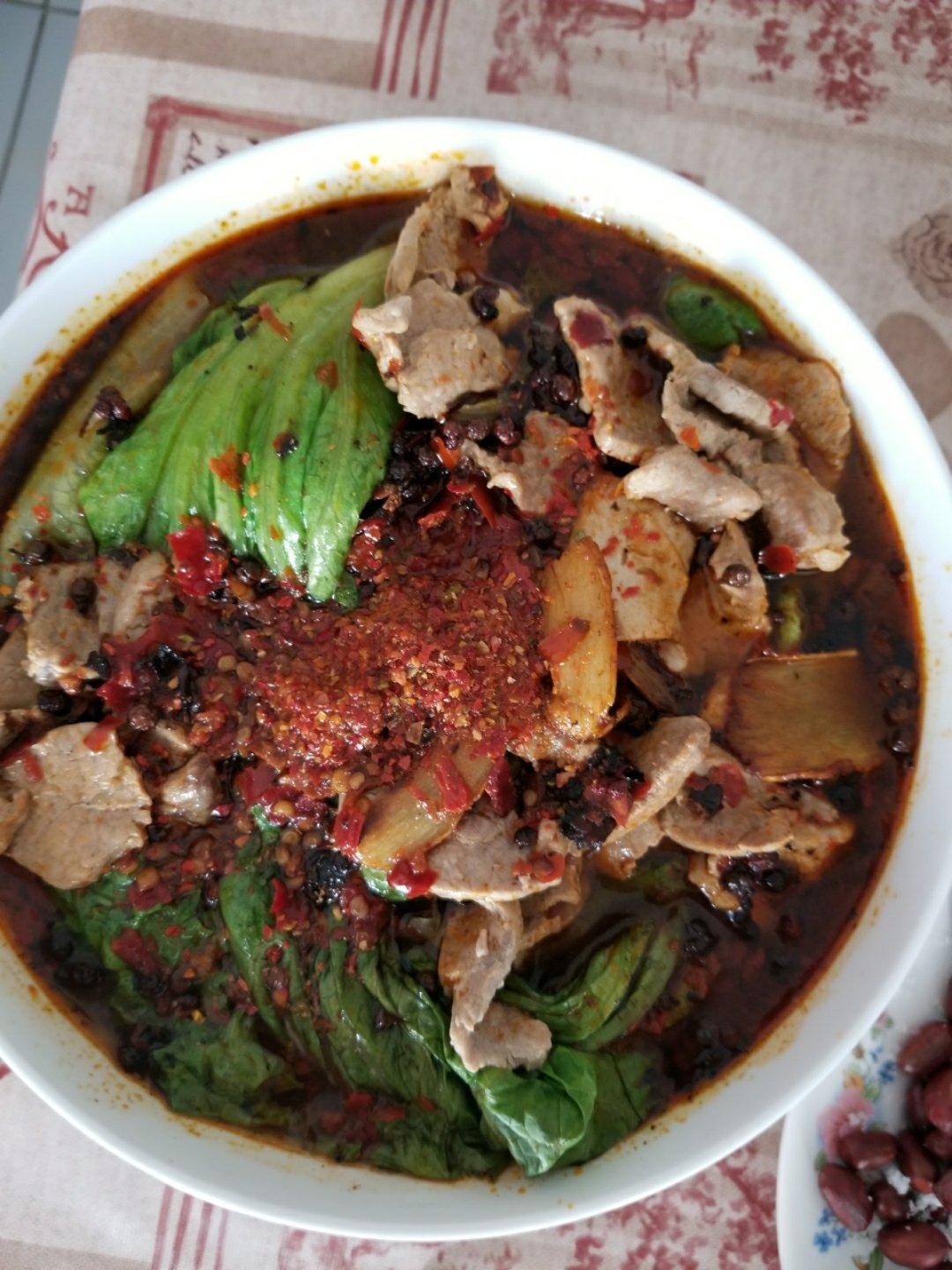 水煮肉片（吃不够的下饭菜）