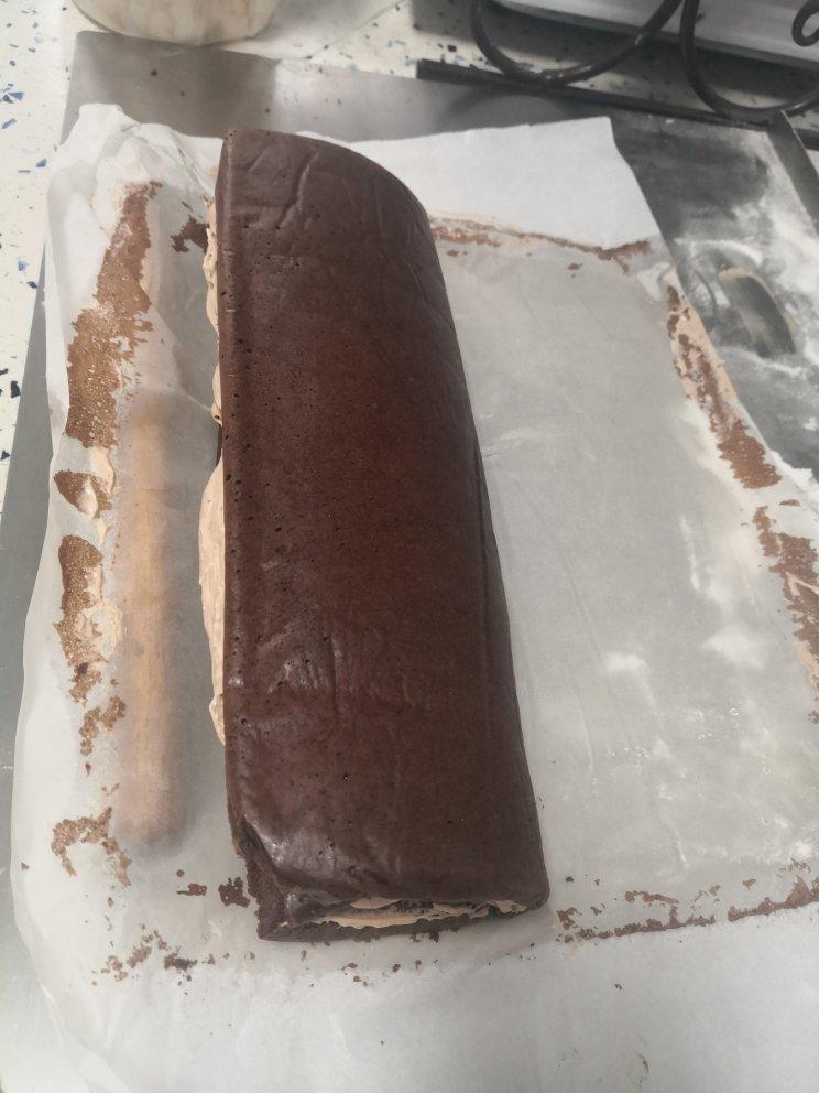 可可蛋糕卷(不消泡超浓郁巧克力口感)