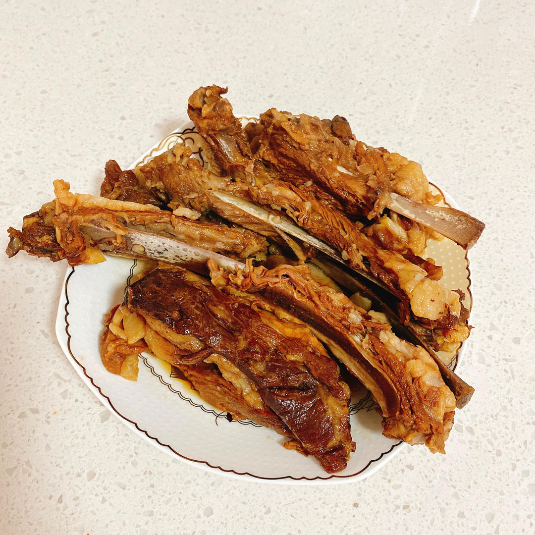 炖羊肉羊排（酱油版）