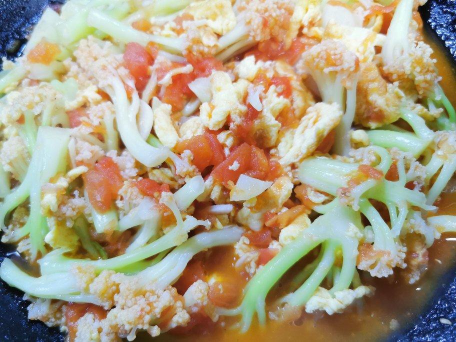 西红柿鸡蛋菜花