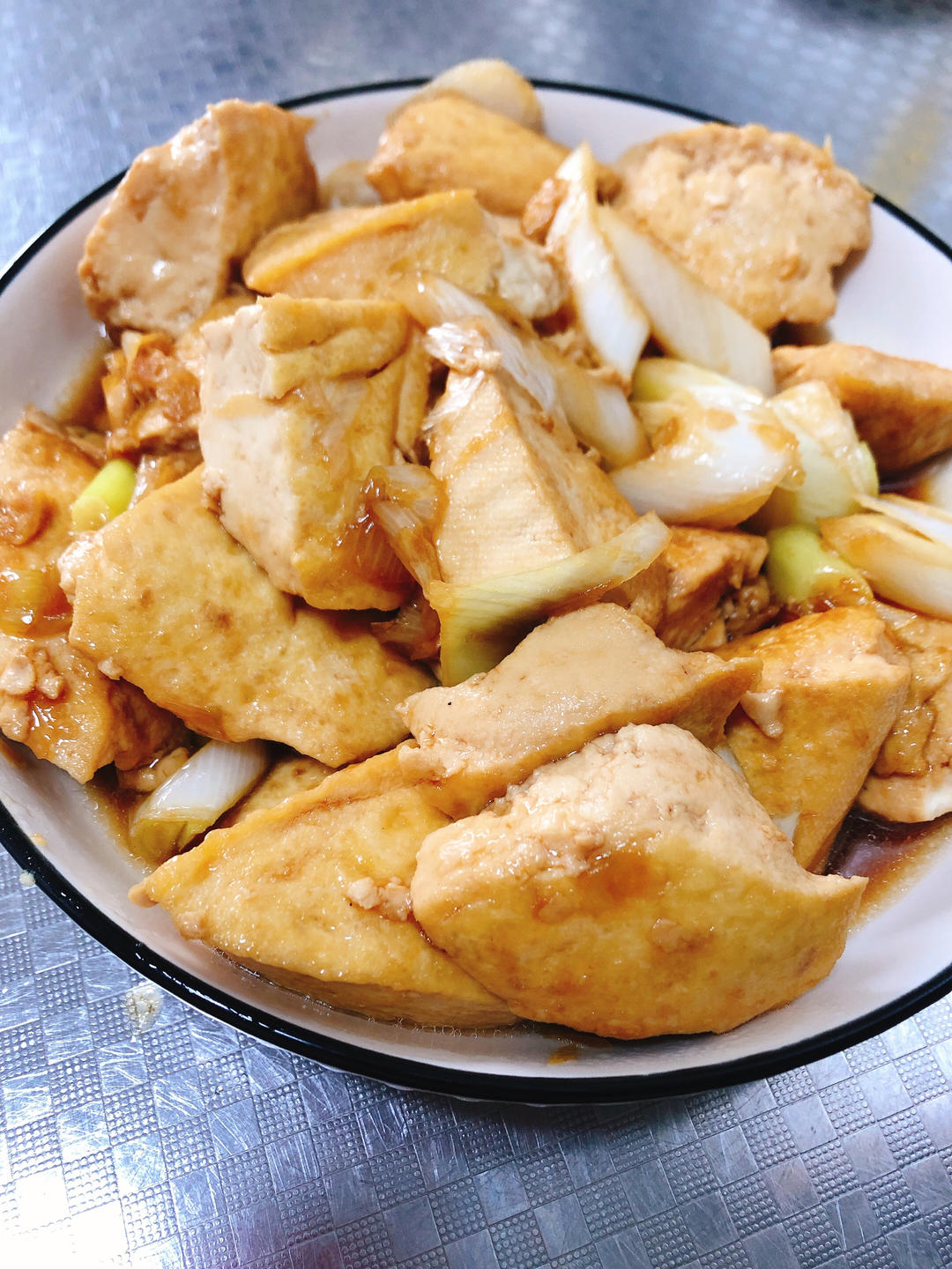 好吃的葱烧豆腐