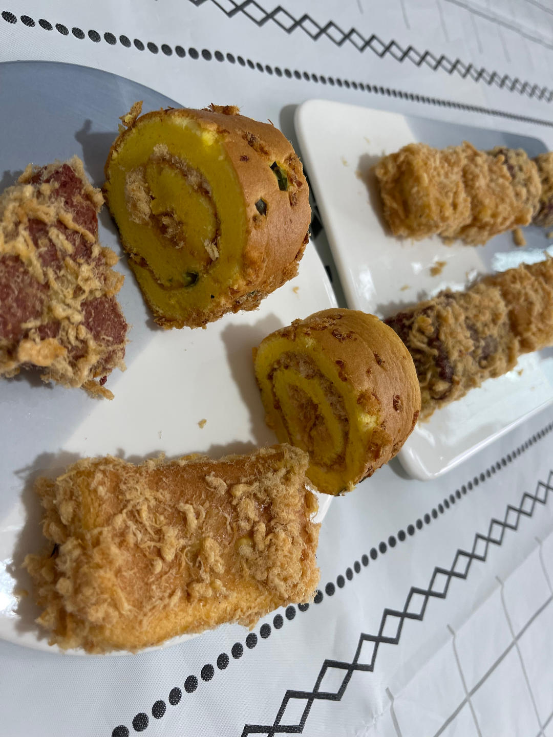 怎么卷都不裂的肉松蛋糕卷