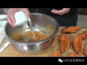 椰香培根黄瓜红薯泥的做法 步骤7