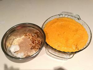 焗烤脆燕麦椰丝核桃南瓜泥的做法 步骤3