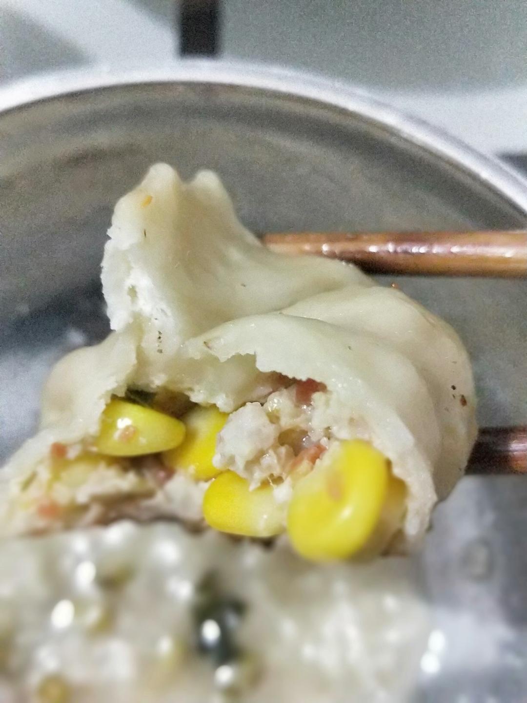 玉米猪肉饺