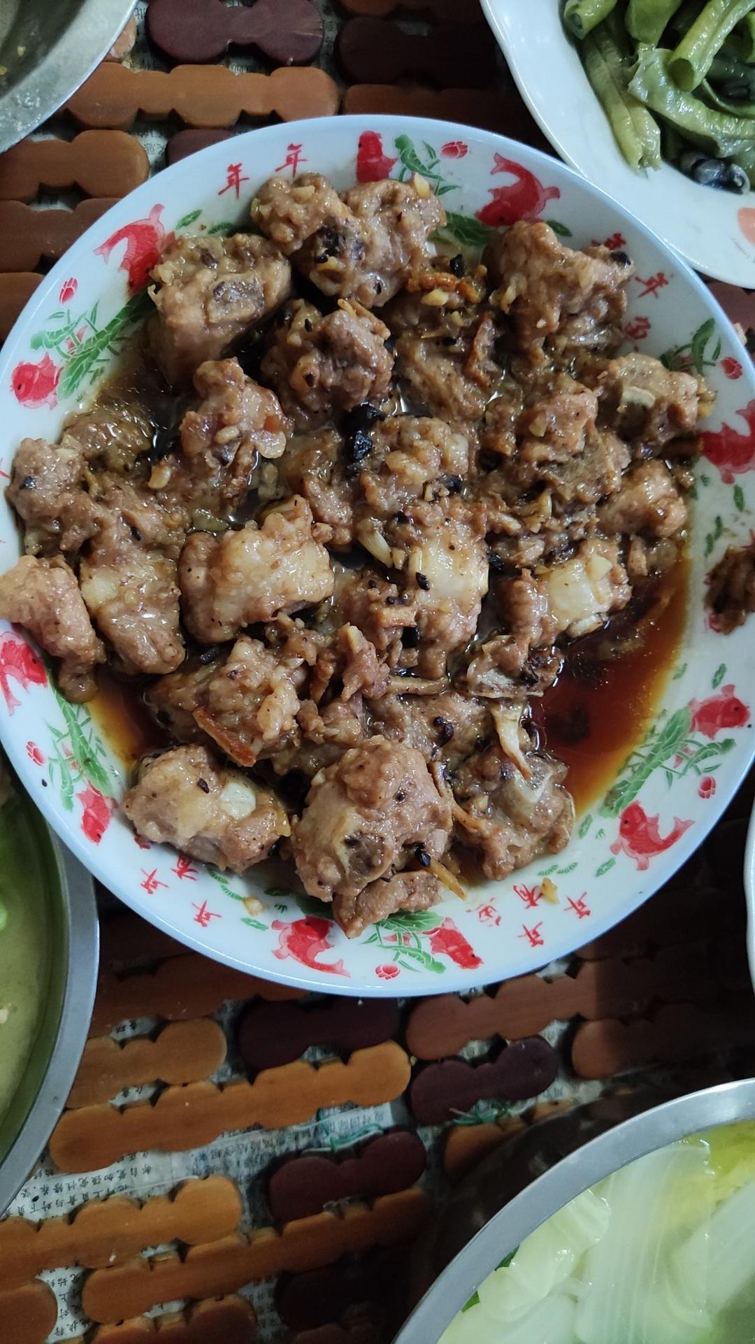 家常菜～豉汁蒸排骨