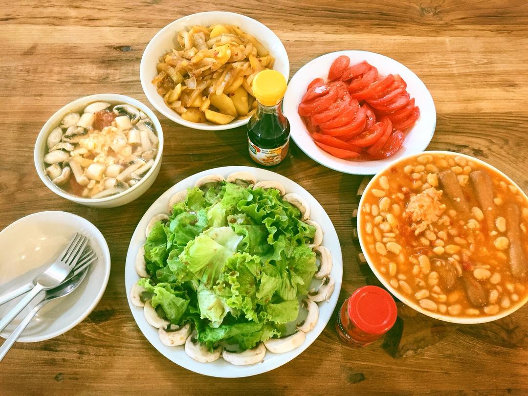 和家人的晚餐约会