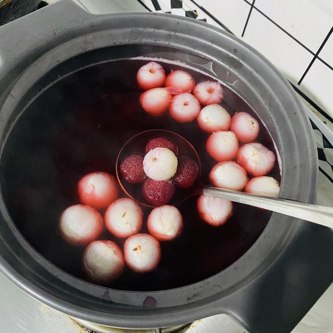 多肉荔枝杨梅（简单 好喝）