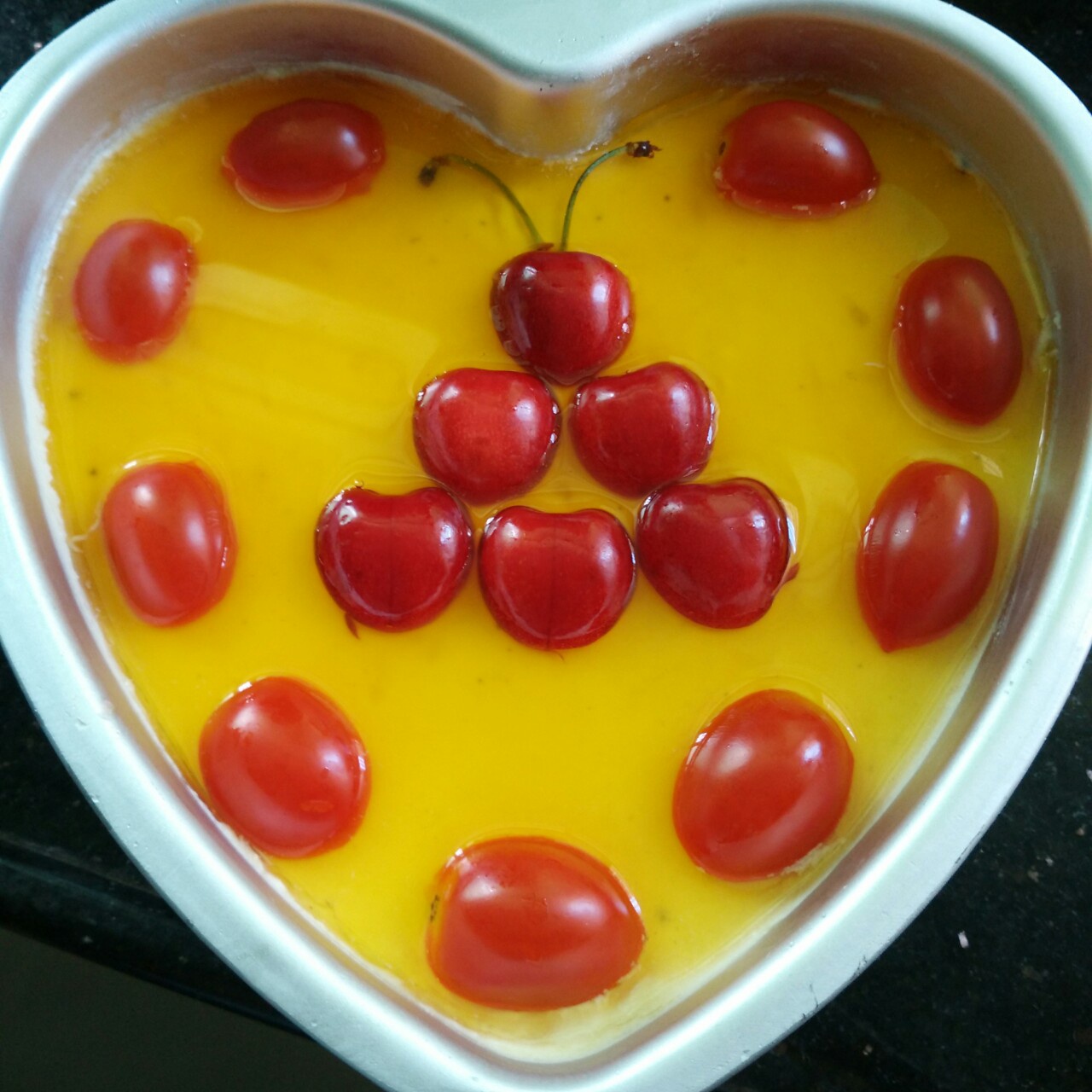 榴莲香橙慕斯蛋糕