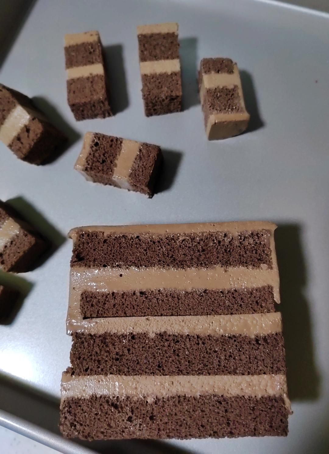 巧克力抹茶慕斯蛋糕