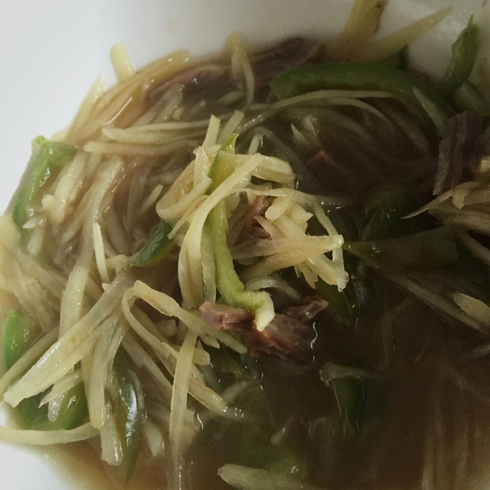 青椒土豆丝