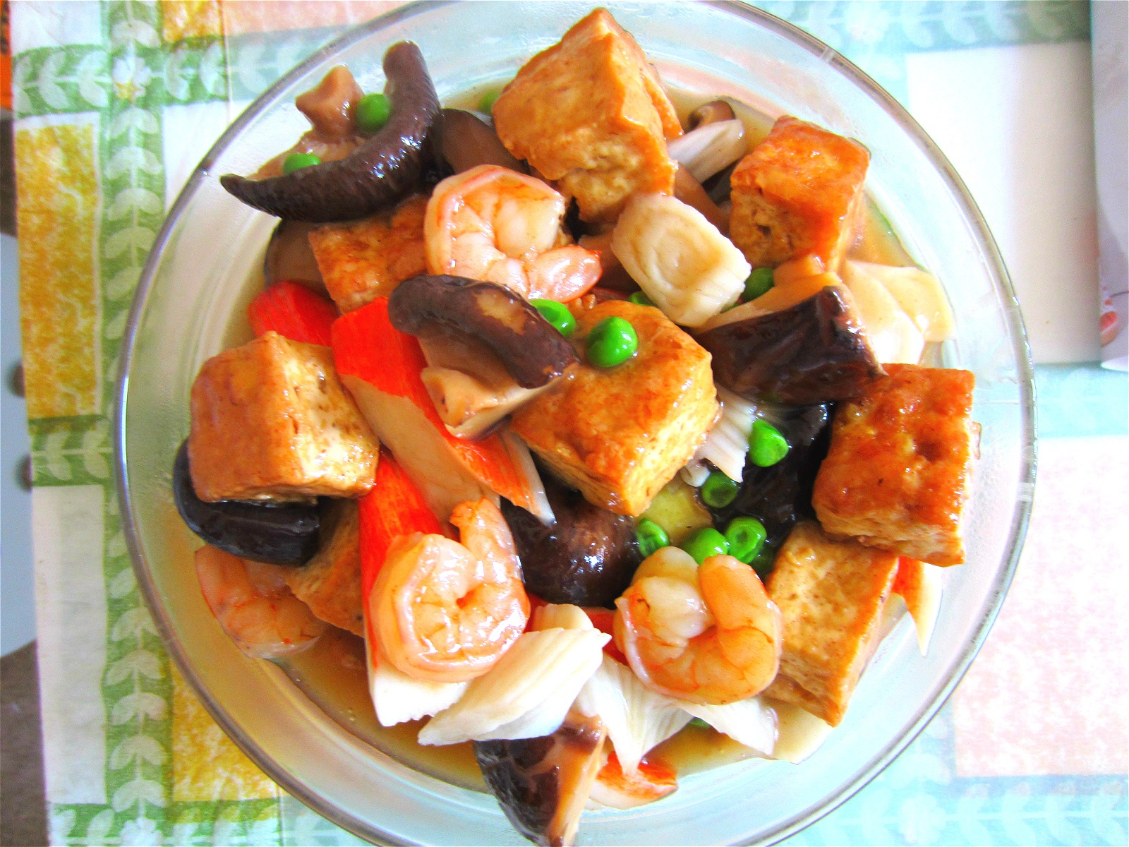 海鲜豆腐煲