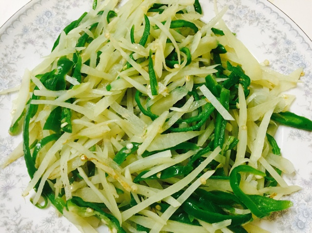 青椒土豆丝