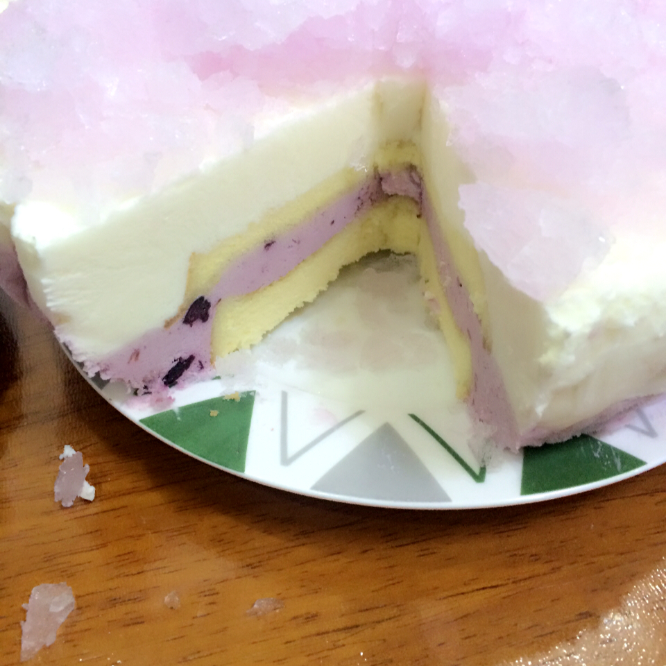 蓝色の海洋酸奶慕斯蛋糕