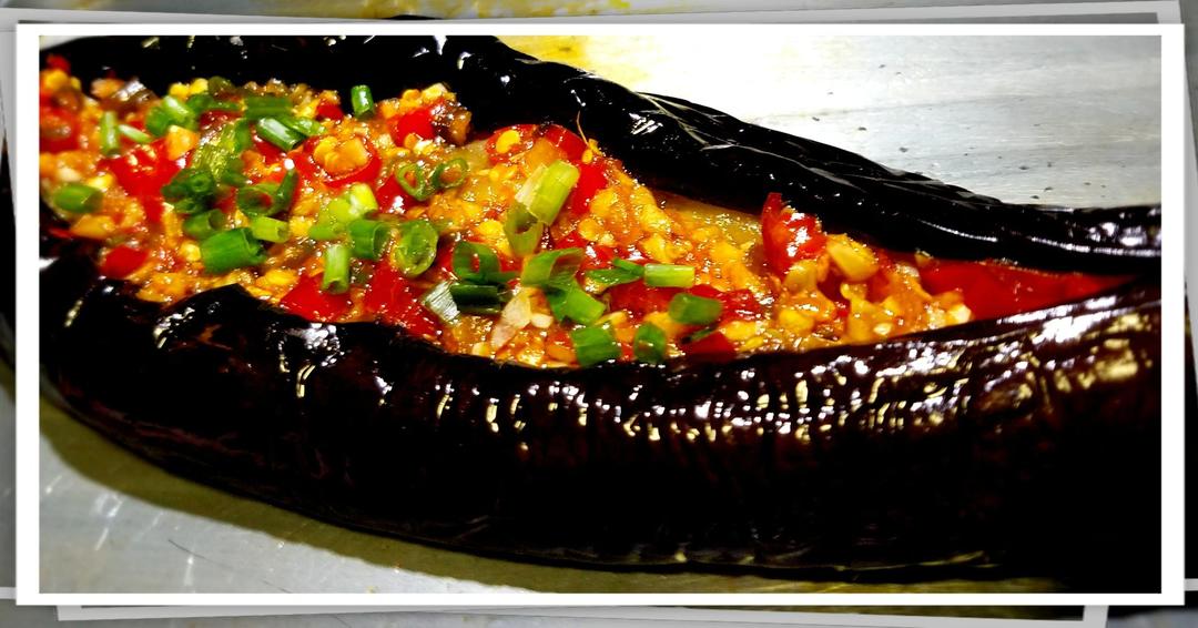 CC招牌菜销魂烤茄子，百吃不厌！