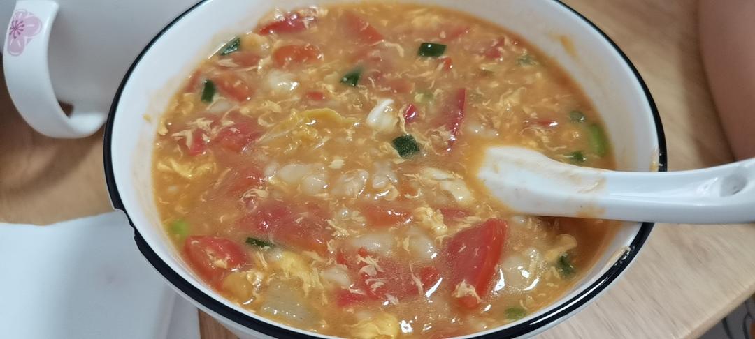 简单早餐-疙瘩汤