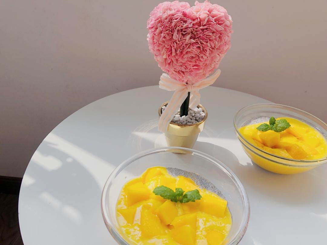 芒果奇亚籽布丁